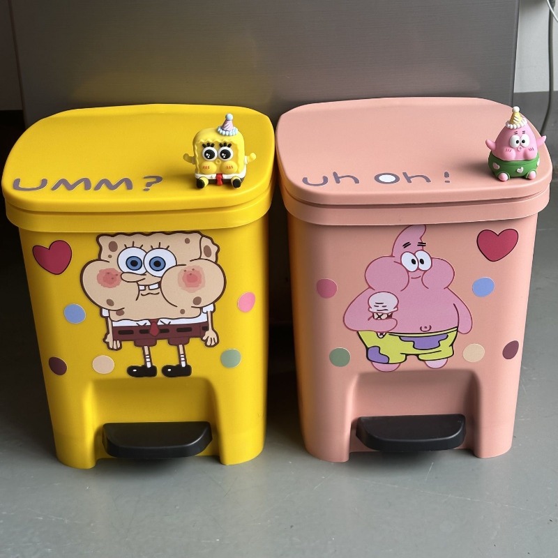 Cute Patrick Star Pedal Trash  - Home Bathroom Trash Can recensie en prijs
