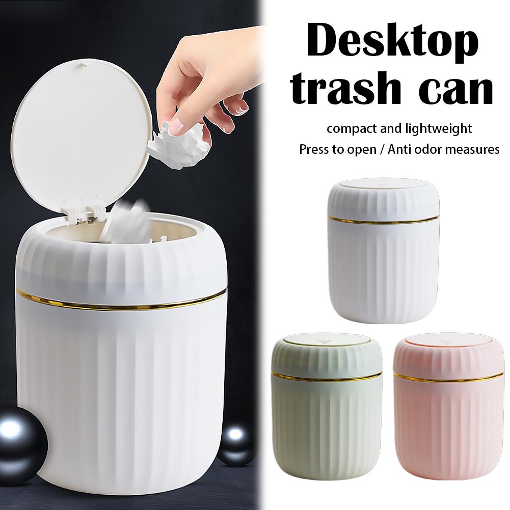 Mini Desktop Trash Can Durable - Home Bathroom Trash Can recensie en prijs