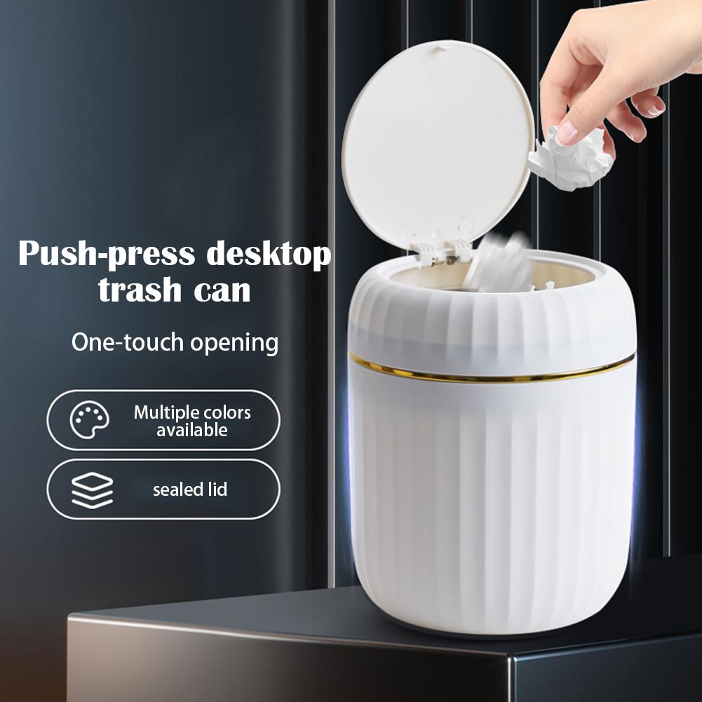 Mini Desktop Trash Can Durable - Home Bathroom Trash Can recensie en prijs