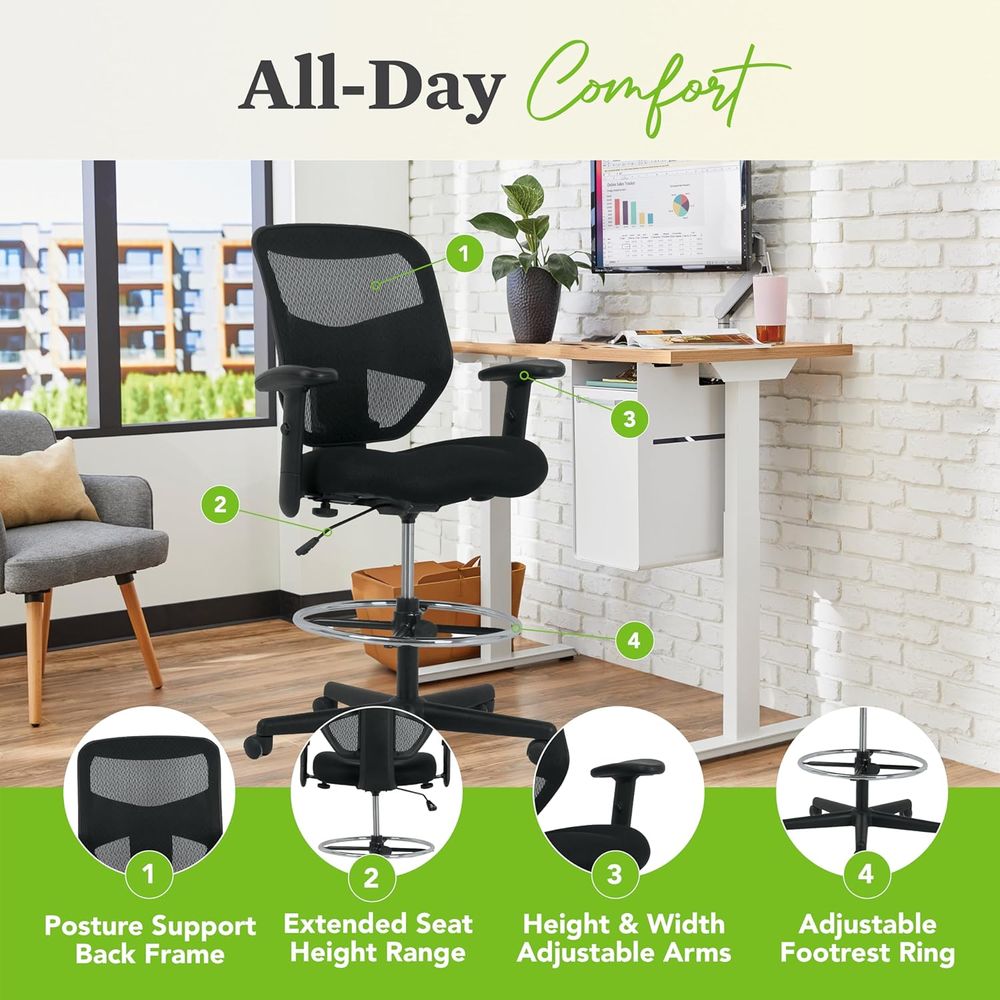 Ergonomic Mesh Standing Office - Home & Bathroom Building Products Pte Ltd Reviews recensie en prijs