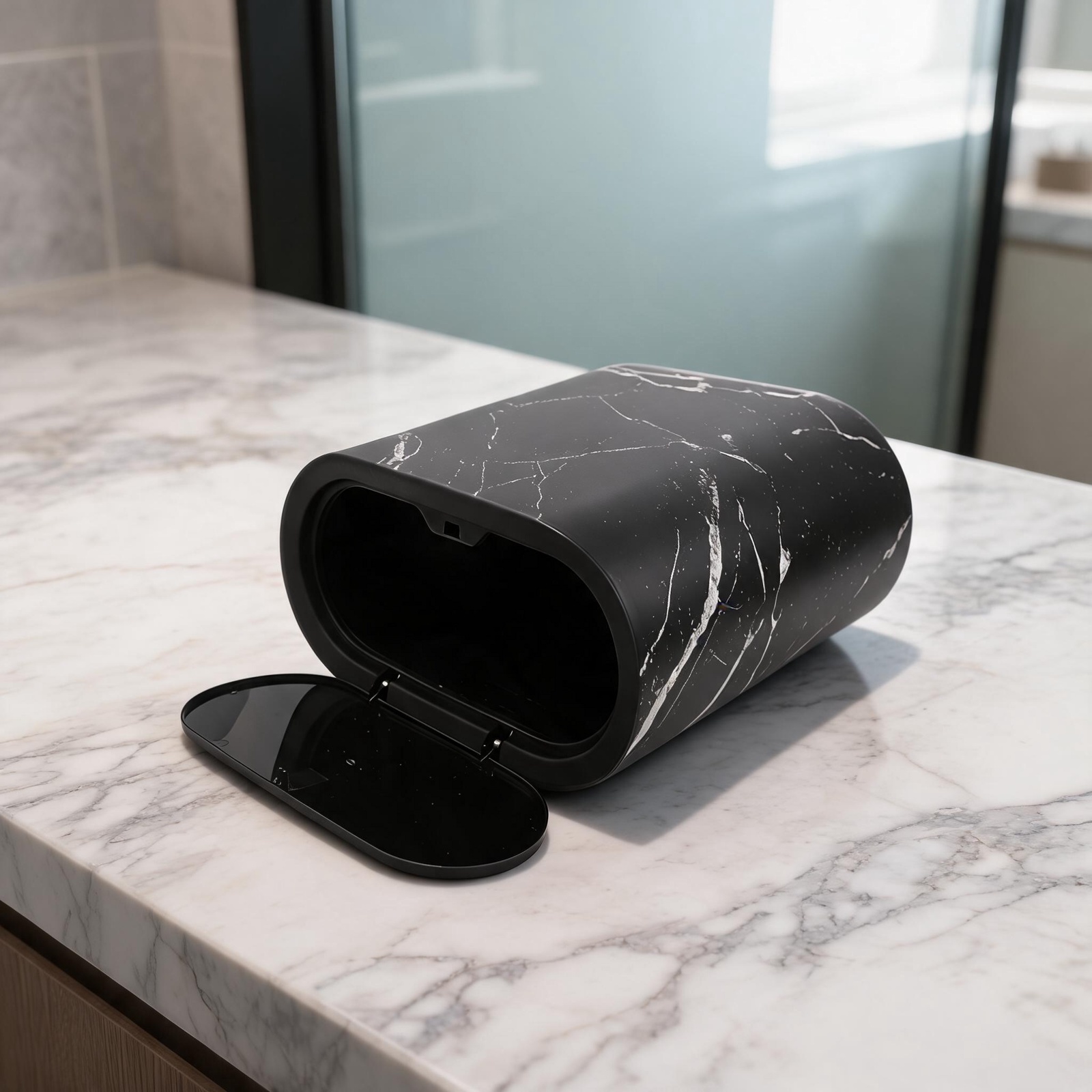 Narrow Trash Can With Lid Dual - Home Bathroom Trash Can recensie en prijs
