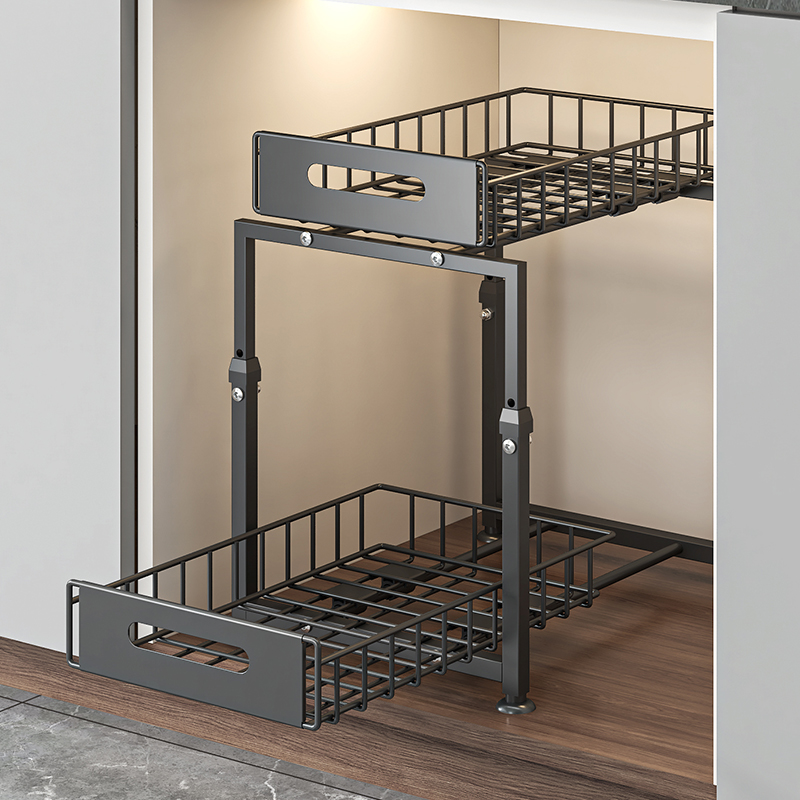 2-tier Under Sink Storage Rack - Home Goods Bathroom Cabinets recensie en prijs