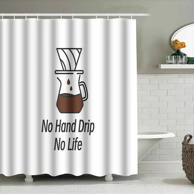 Coffee Lover Shower Curtain Fu - Home Bathroom Ideas recensie en prijs