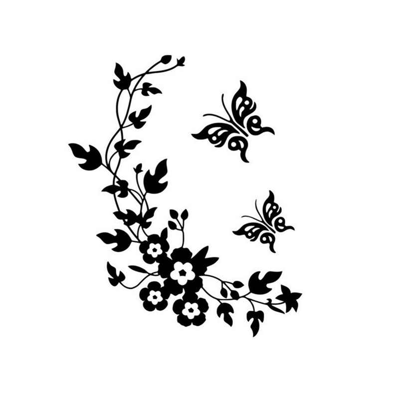 Butterfly Flower Vine Bathroom - Home Bathroom Wallpaper recensie en prijs
