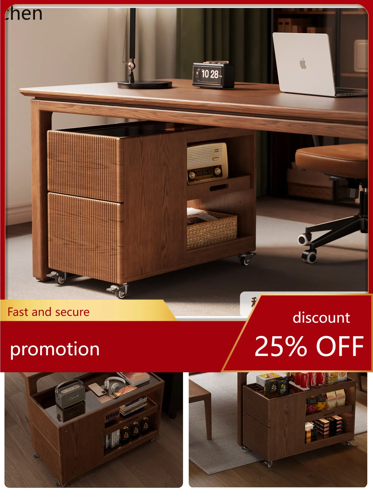 W5.19 Solid Wood Desk Study Ro - Home & Bathroom Building Products Pte Ltd Reviews recensie en prijs