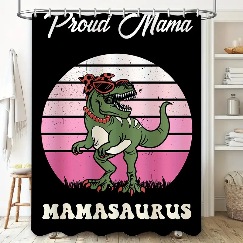 Stylish Mama Dinosaur Shower C - Home Bathroom Ideas recensie en prijs