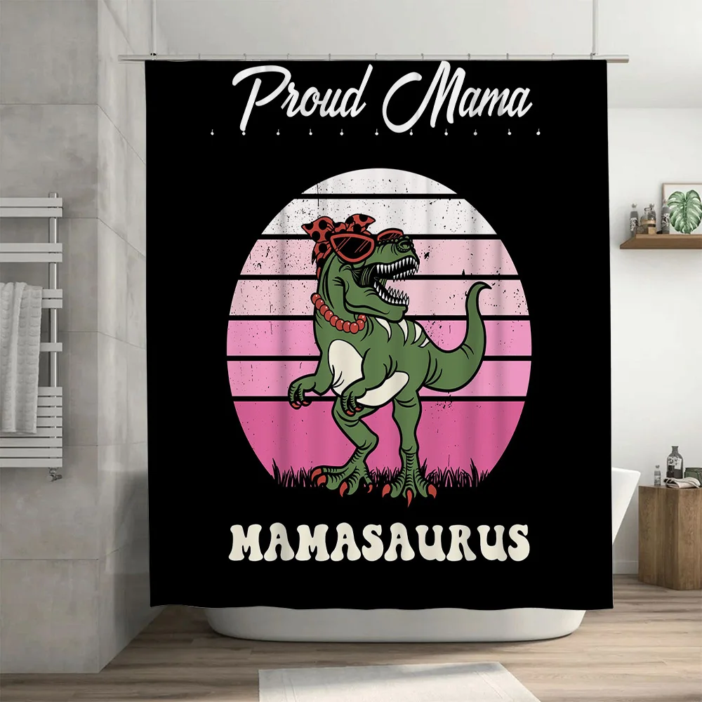 Stylish Mama Dinosaur Shower C - Home Bathroom Ideas recensie en prijs