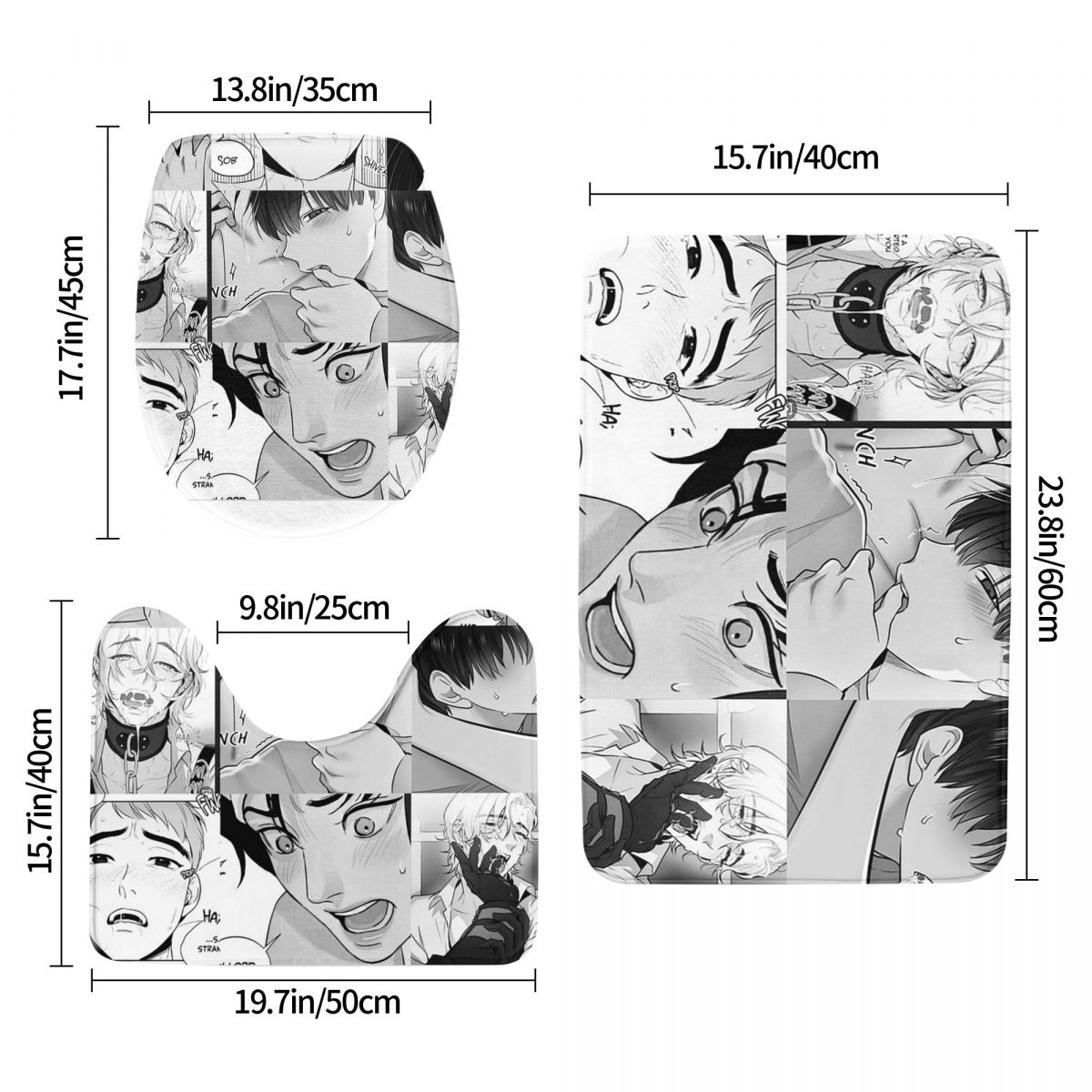The Good Yaoi Boys 3 Pcs Bath  - Home Goods Bathroom Sets recensie en prijs