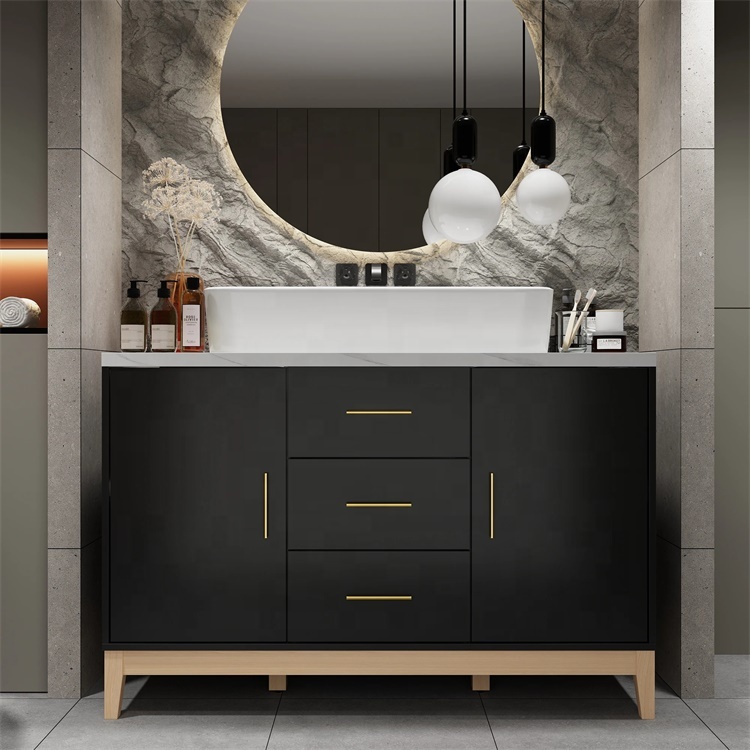 Modern Customized Melamine Boa - Home Bathroom Vanity recensie en prijs