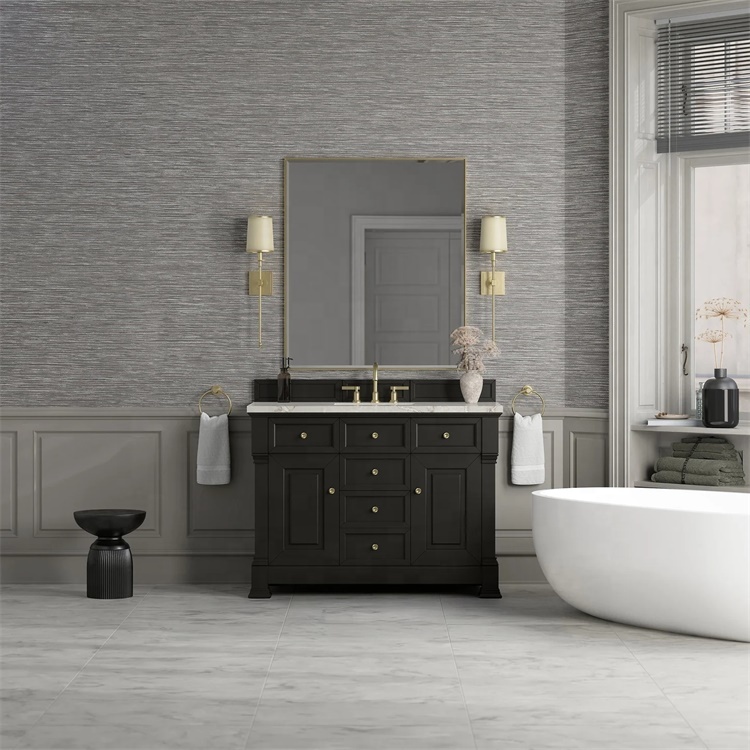 Modern Customized Melamine Boa - Home Bathroom Vanity recensie en prijs