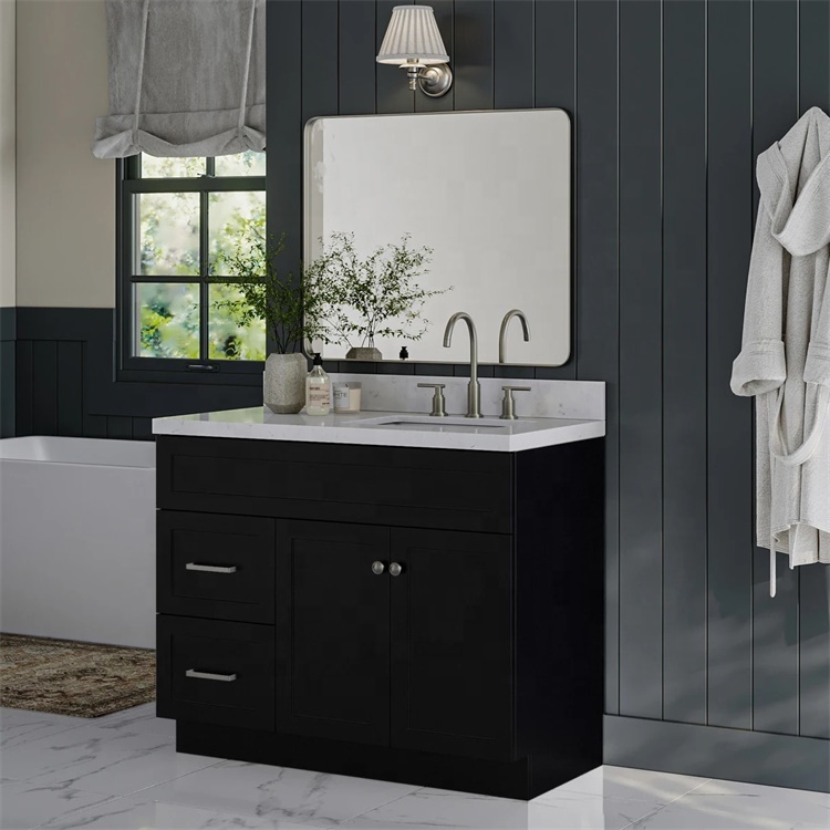 Modern Customized Melamine Boa - Home Bathroom Vanity recensie en prijs