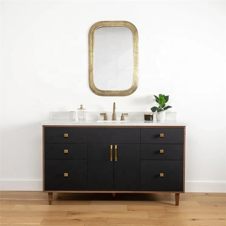 Modern Customized Melamine Boa - Home Bathroom Vanity recensie en prijs