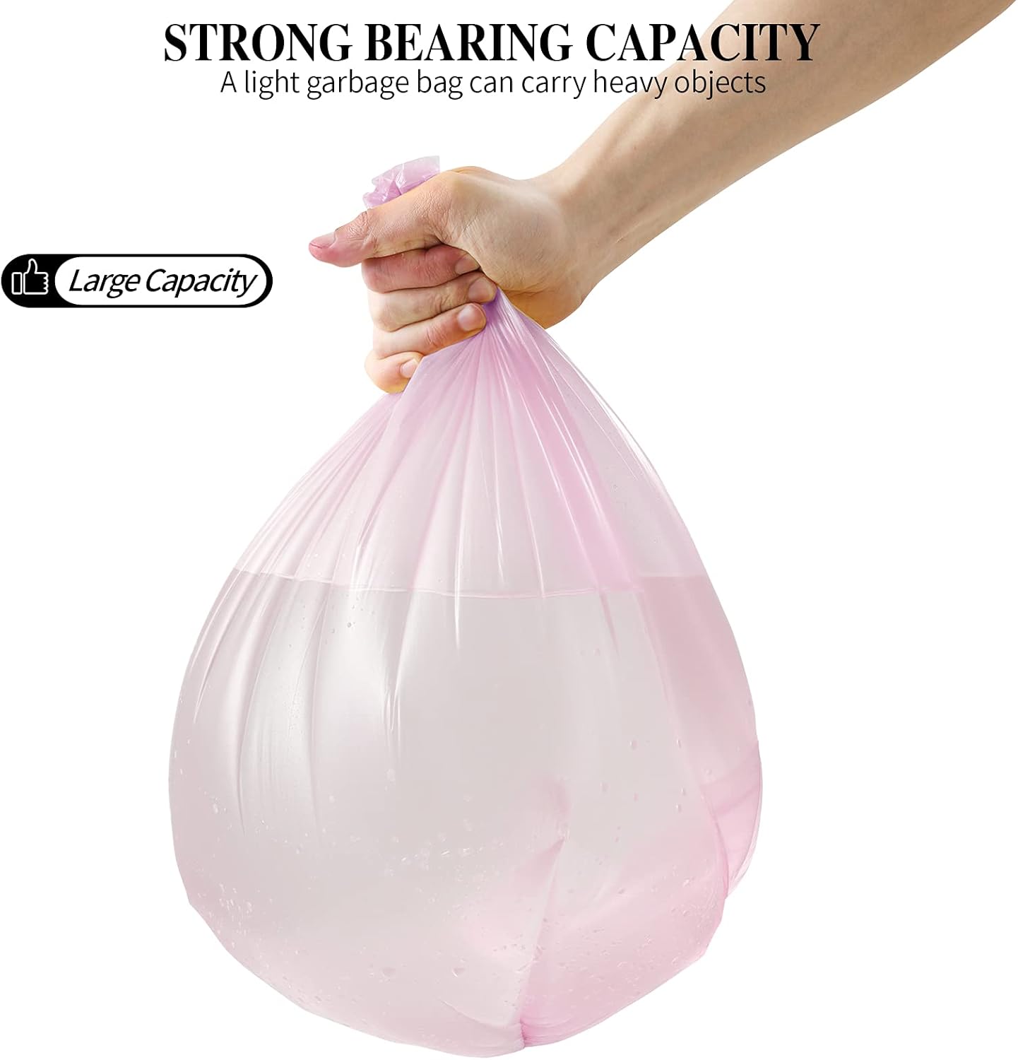 5 Rolls Small Trash Bags - 100 - Home Bathroom Trash Can recensie en prijs