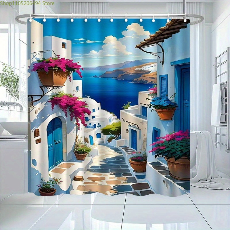 Santorini Greek Island Shower  - Home Bathroom Ideas recensie en prijs