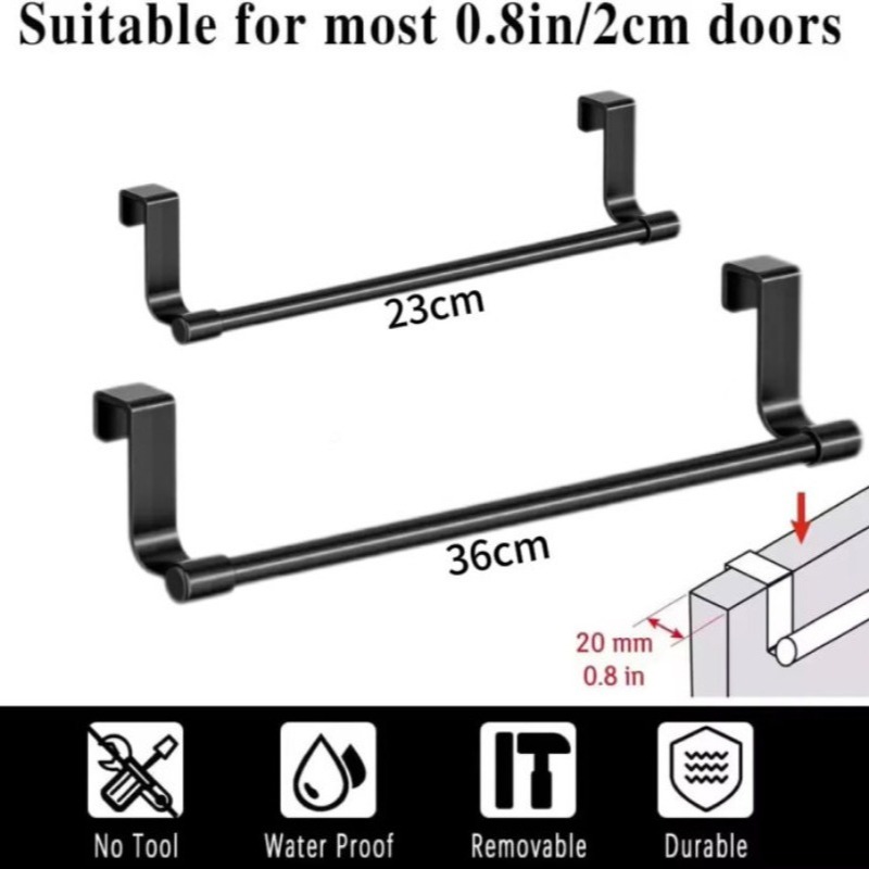 Towel Rod Steel Metal Wire Ove - Home Goods Bathroom Cabinets recensie en prijs